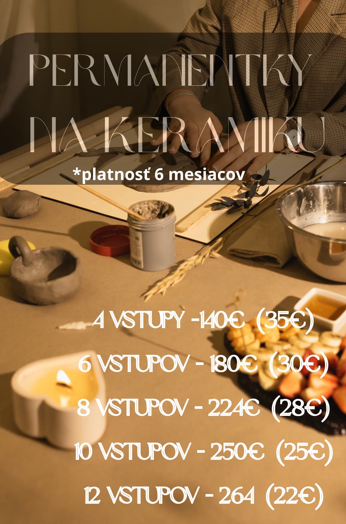 Permanentka 10 - Keramika