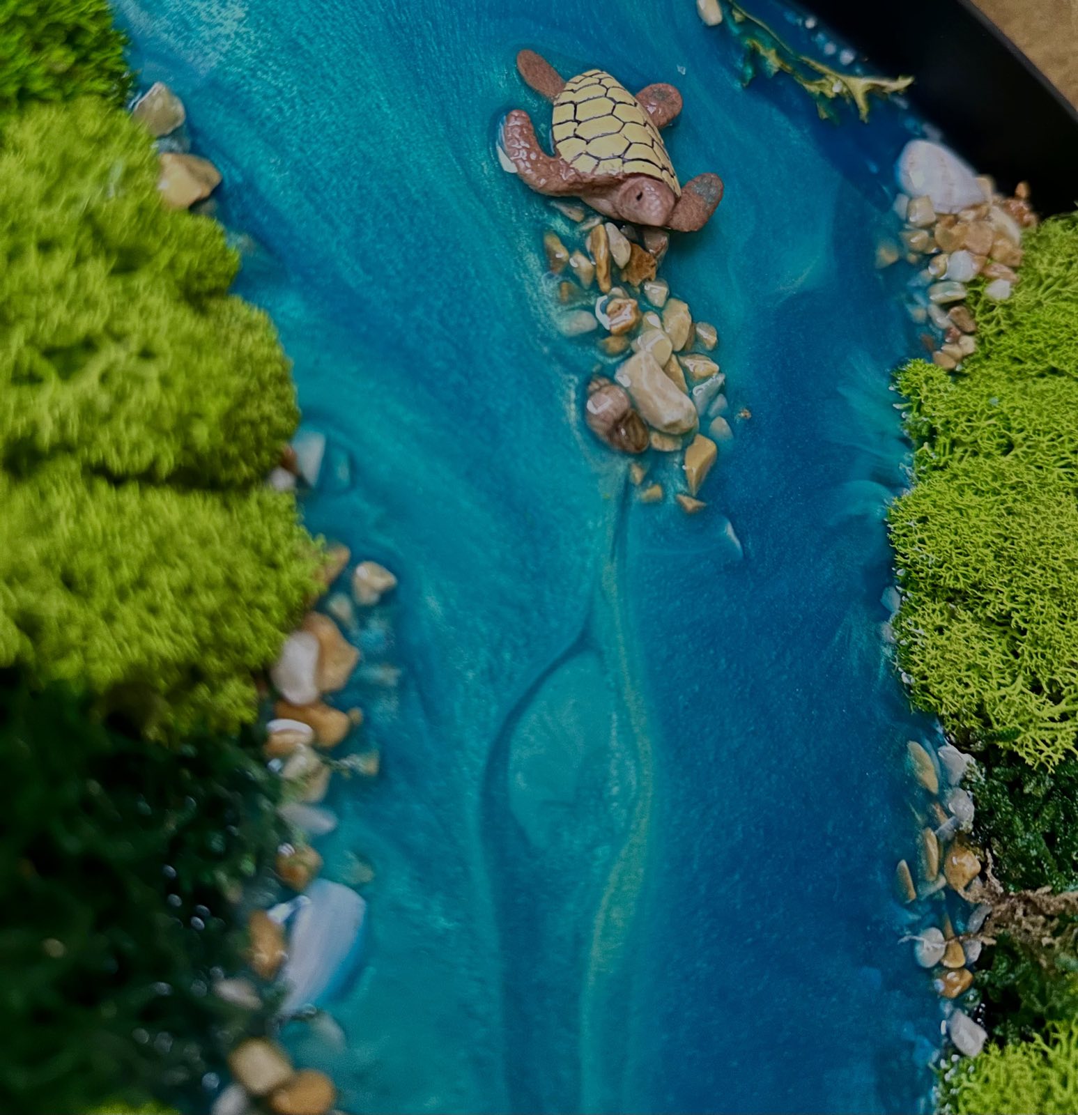 Kurz výroby machovo-epoxidového obrazu