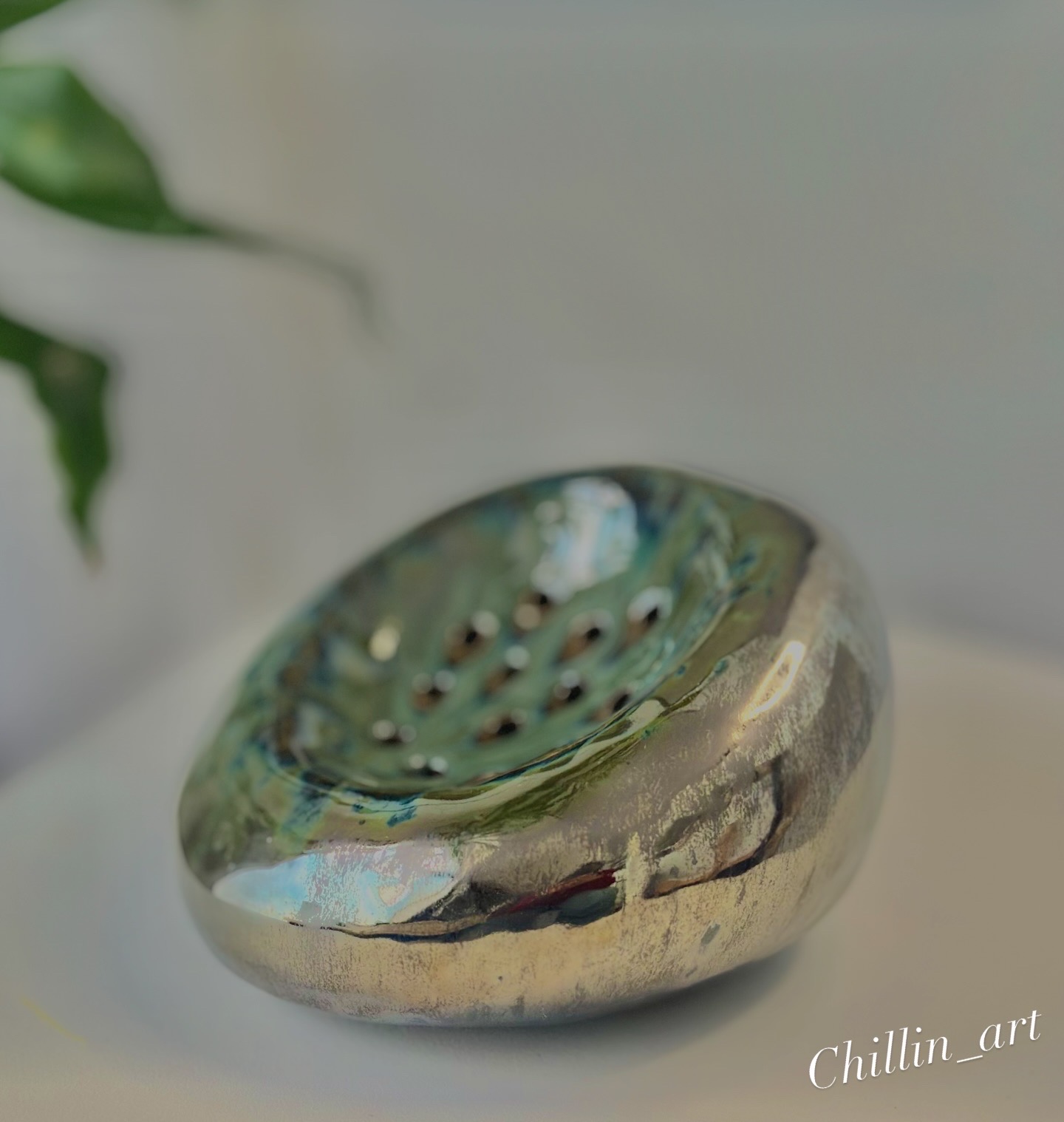 Keramická váza - organický tvar